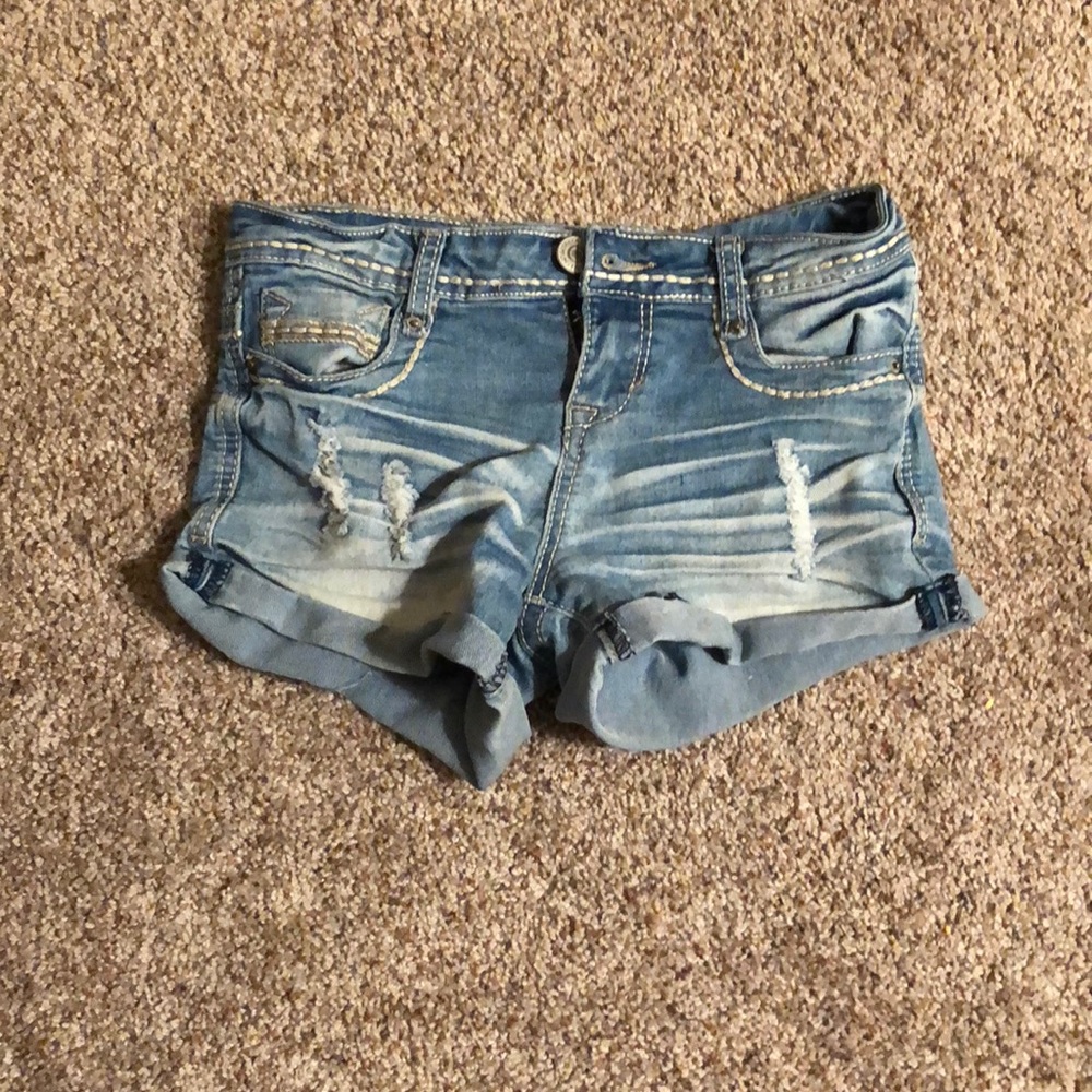 Jean shorts size 8 in kids.